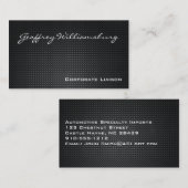 Berufliche Visitenkarten für Kohlenstofffaser Visitenkarte (Vorne/Hinten)