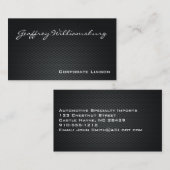 Berufliche Visitenkarten für Kohlenstofffaser Visitenkarte (Vorne/Hinten)