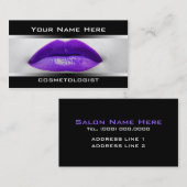 Berufliche Visitenkarten für Make-up Artists Visitenkarte (Vorne/Hinten)