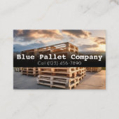 Berufliche Visitenkarten für Paletten und Online Visitenkarte (Vorderseite)