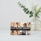 Berufliche Visitenkarten für Paletten und Online Visitenkarte (Stehend Vorderseite)