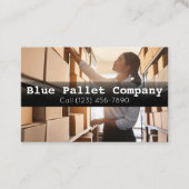 Berufliche Visitenkarten für Paletten und Online Visitenkarte (Vorderseite)