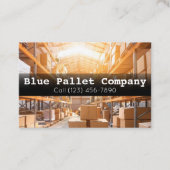 Berufliche Visitenkarten für Paletten und Online Visitenkarte (Vorderseite)