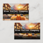 Berufliche Visitenkarten für Paletten und Online Visitenkarte (Vorne/Hinten)