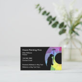 Berufliche Visitenkarten im Haus zeichnen Visitenkarte (Stehend Vorderseite)