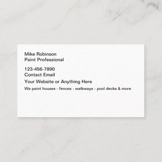 Berufliche Visitenkarten im Haus zeichnen Visitenkarte (Rückseite)