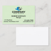 Berufliche Visitenkarten mit Ihrem Logo Visitenkarte (Vorne/Hinten)