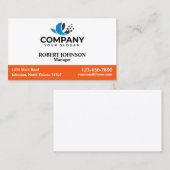 Berufliche Visitenkarten mit Ihrem Logo Visitenkarte (Vorne/Hinten)