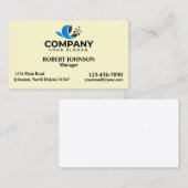 Berufliche Visitenkarten mit Ihrem Logo Visitenkarte (Vorne/Hinten)