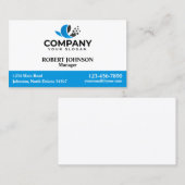 Berufliche Visitenkarten mit Ihrem Logo Visitenkarte (Vorne/Hinten)