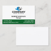 Berufliche Visitenkarten mit Ihrem Logo Visitenkarte (Vorne/Hinten)