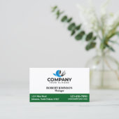 Berufliche Visitenkarten mit Ihrem Logo Visitenkarte (Stehend Vorderseite)