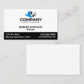 Berufliche Visitenkarten mit Ihrem Logo Visitenkarte (Vorne/Hinten)