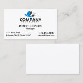 Berufliche Visitenkarten mit Ihrem Logo Visitenkarte (Vorne/Hinten)