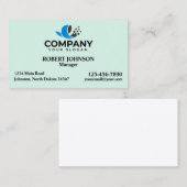 Berufliche Visitenkarten mit Ihrem Logo Visitenkarte (Vorne/Hinten)