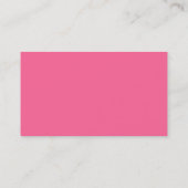 Berufliche Visitenkarten, rosa, Damast Visitenkarte (Rückseite)