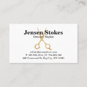 berufliche Visitenkarten Visitenkarte (Rückseite)