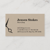 berufliche Visitenkarten Visitenkarte (Rückseite)