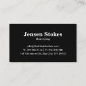 berufliche Visitenkarten Visitenkarte (Rückseite)