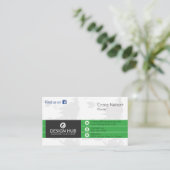 Berufliche Visitenkartengestaltung Visitenkarte (Stehend Vorderseite)