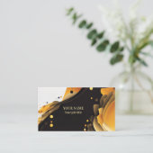 Berufliche Visitenkartenvorlage Stilvoll Visitenkarte (Stehend Vorderseite)