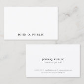 Berufliche Vorlage Elegant Einfach Modernes, Cool Visitenkarte (Vorne/Hinten)