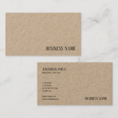 Berufliche Vorlage für Echtkraftpapiere Visitenkarte (Vorne/Hinten)