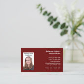 Berufliche Vorlage für Geschäftsfotos Visitenkarte (Stehend Vorderseite)