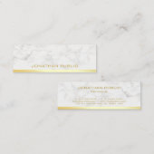 Berufliche Vorlage für moderne Goldtext-Namen Mini Visitenkarte (Vorne/Hinten)