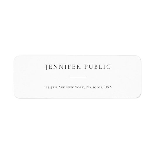 Berufliche Vorlage Modernes, einfaches Design Eleg (Vorne)