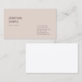 Berufliche Vorlage Modernes elegantes Design Visitenkarte (Vorne/Hinten)