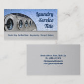 Berufliche Waschservice-Visitenkarte Visitenkarte (Vorne/Hinten)