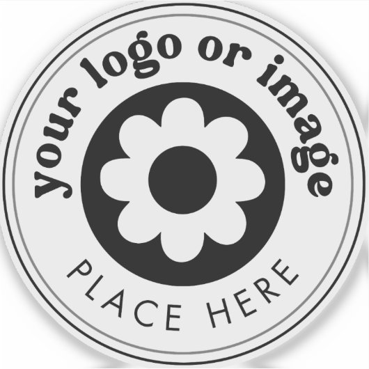 Berufliche Wasserflasche mit dem Firmenlogo Aufkleber (Vorderseite)