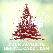 Berufliche Weihnachtsfeiern für kundenspezifische Fensteraufkleber (Blatt 3)