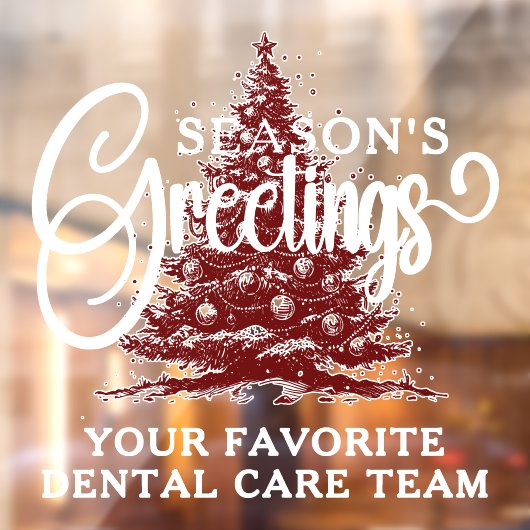 Berufliche Weihnachtsfeiern für kundenspezifische Fensteraufkleber (Blatt 2)