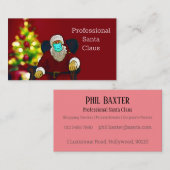 Berufliche Weihnachtskarte Visitenkarte (Vorne/Hinten)