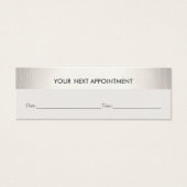 Berufliche Weiß Moderne Silbervorstellung (Vorderseite)