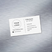 Berufliche, weiße oder beliebige Farbstoffe Magnetische Visitenkarte (Beispiel)