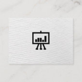 Berufliche/weiße Textur Visitenkarte (Rückseite)