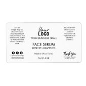 Berufliche Weißölserumetiketten (Vorne)