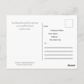 Berufliche Werbepostkarte - HAMbyWG Postkarte (Rückseite)