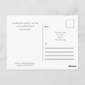 Berufliche Werbepostkarte - HAMbyWG Postkarte (Rückseite)