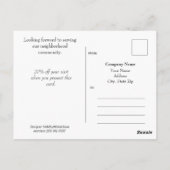 Berufliche Werbepostkarte - HAMbyWG Postkarte (Rückseite)