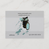 Berufliche Werbespiele Visitenkarte (Rückseite)