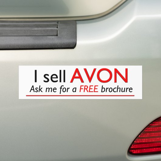 Berufliche Werbung Avon Autoaufkleber (Auf Auto)
