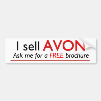 Berufliche Werbung Avon Autoaufkleber