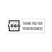 Berufliche Werbung für Firmenlogos Danke Gummistempel (Prägung)