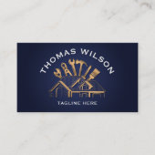 Berufliche Werkzeughandwerkzeuge Visitenkarte (Vorderseite)