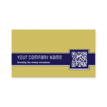 Berufliche Yellow & Blue Jewelier Business Card