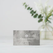 Berufliche Zementlogo-Designkarte Visitenkarte (Stehend Vorderseite)